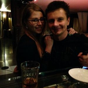 Максим Ярица и жена