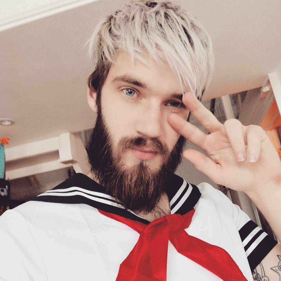 Самого блоггера. Феликс Чельберг 2018. Феликс Чельберг с бородой. PEWDIEPIE 2020. Блоггер ПЬЮДИПАЙ.